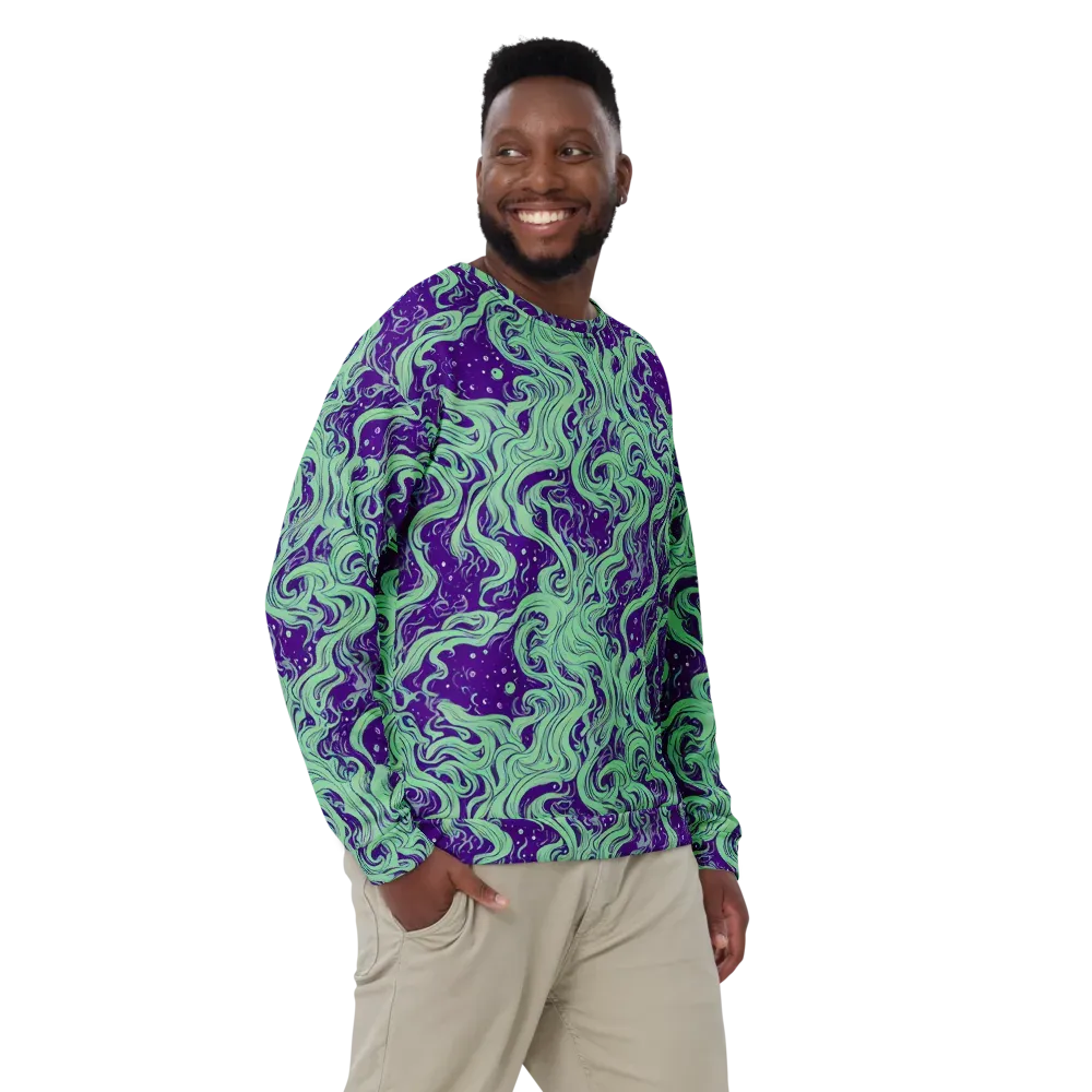 Amethyst Drift on Sweatshirt — Front
