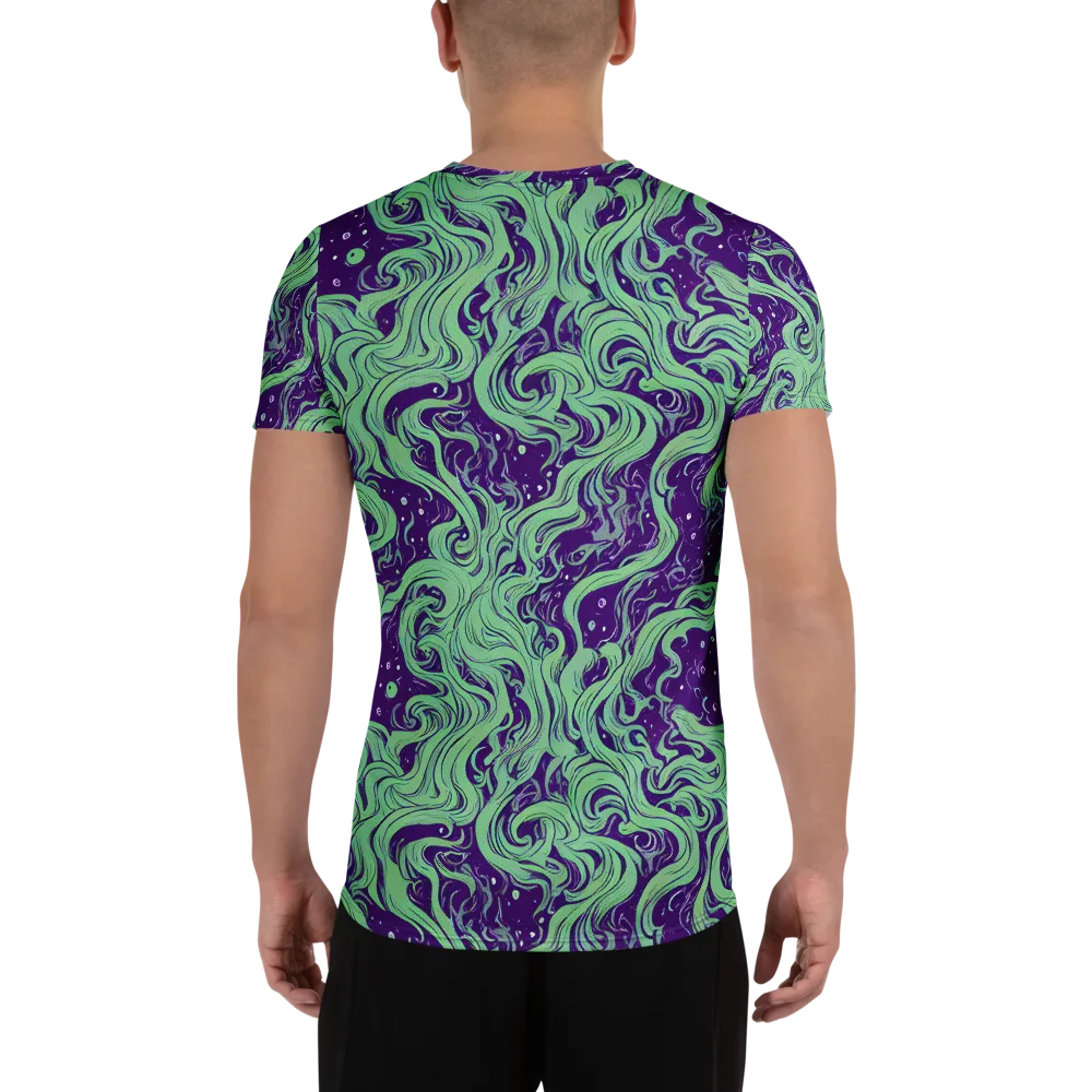 Amethyst Drift on Men's Athletic T-Shirt — Back