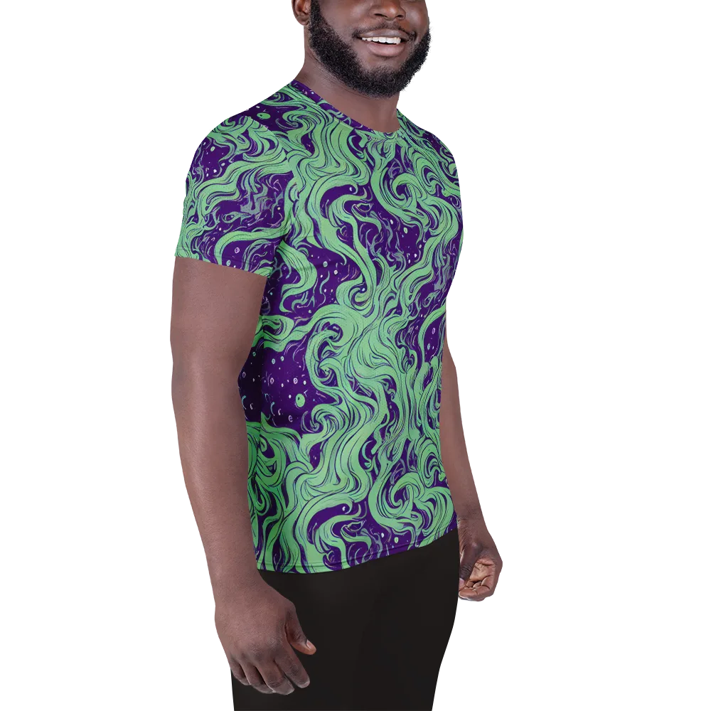 Amethyst Drift on Men's Athletic T-Shirt — Right
