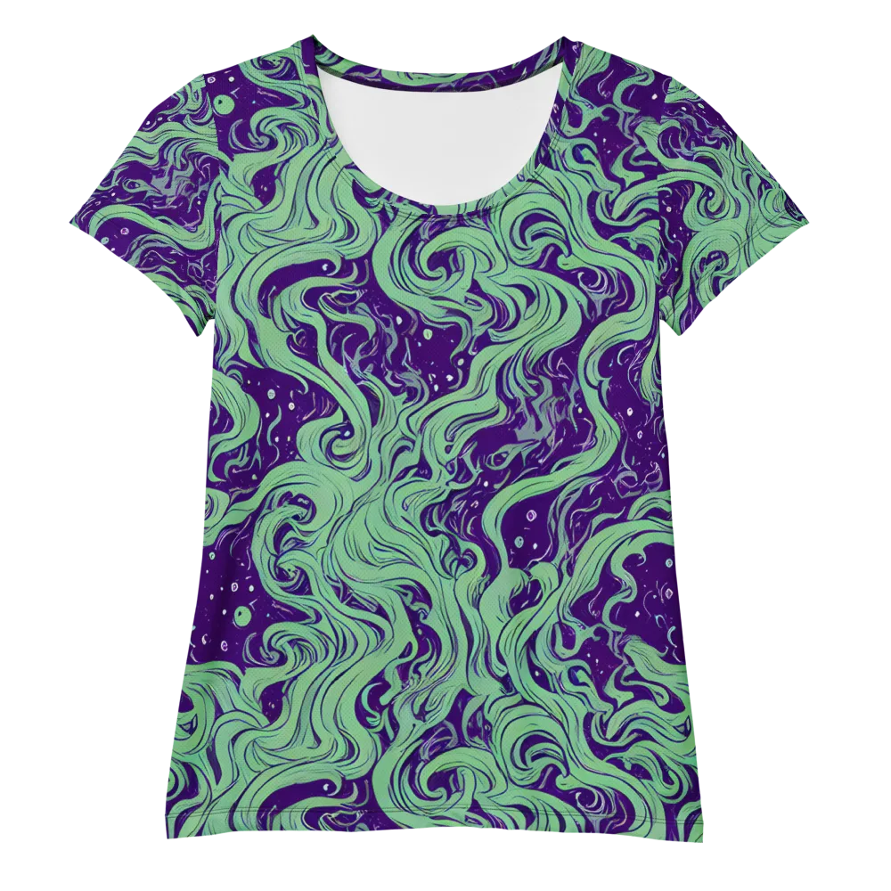 Amethyst Drift on Women's Athletic T-Shirt — Front