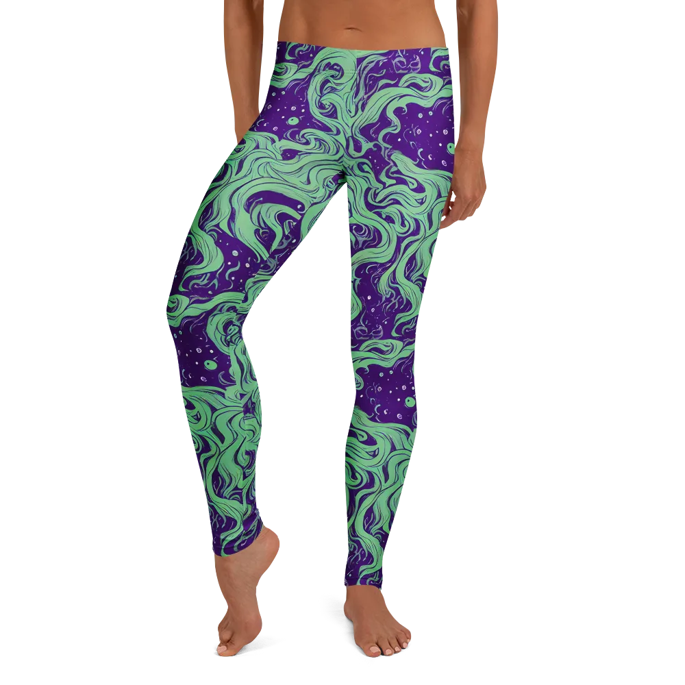 Amethyst Drift on Leggings — Front