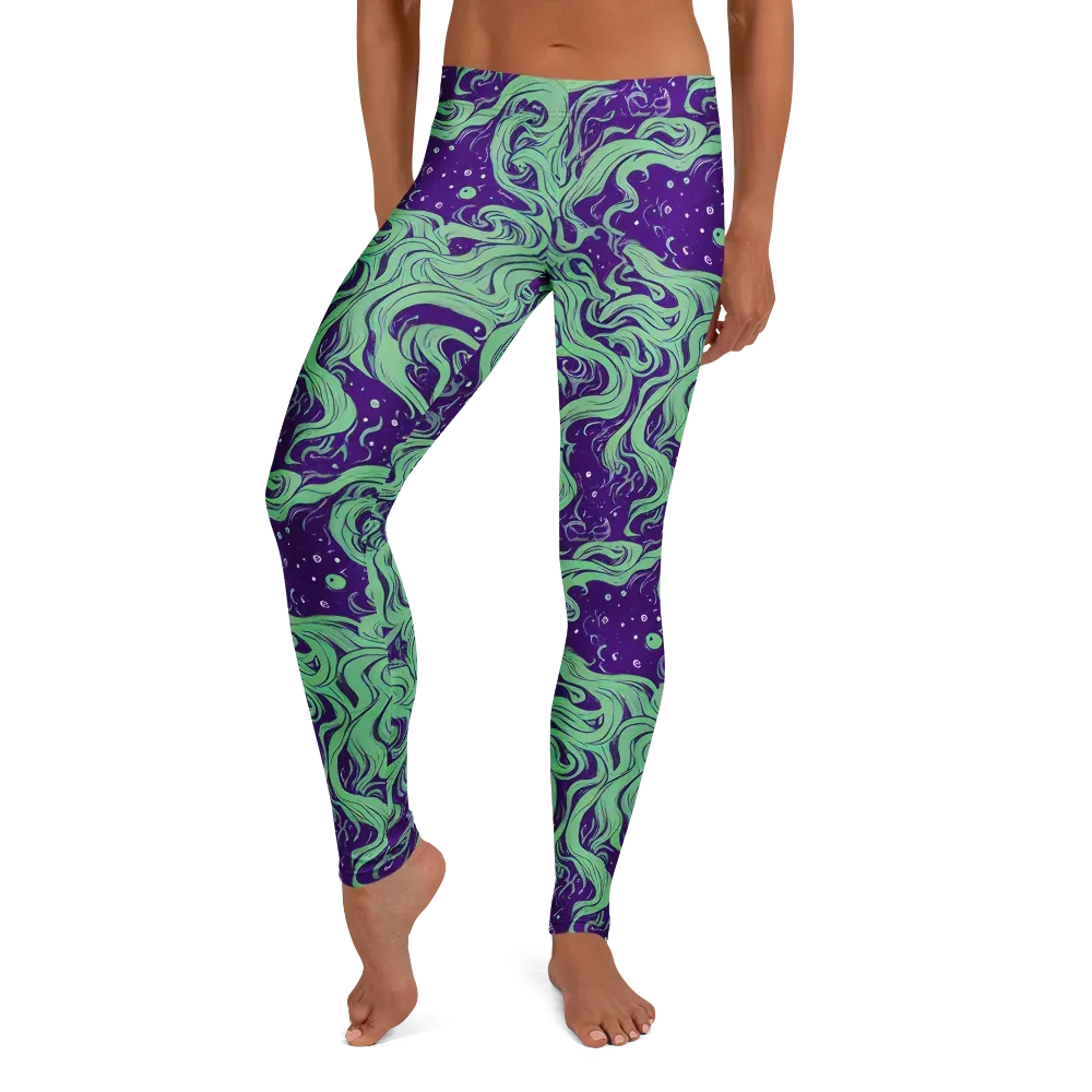 Amethyst Drift on Leggings — Front