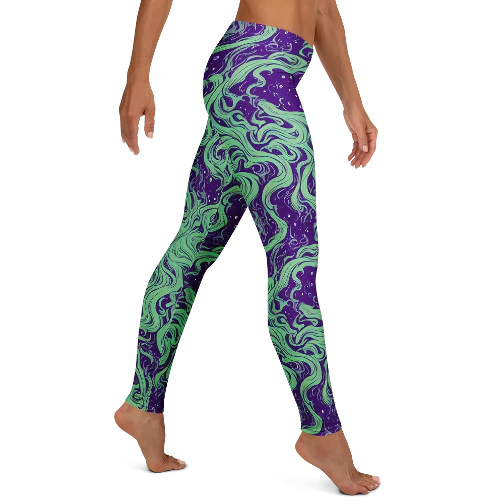 Amethyst Drift on Leggings — Right