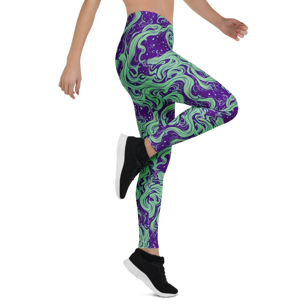 Amethyst Drift on Leggings — Right