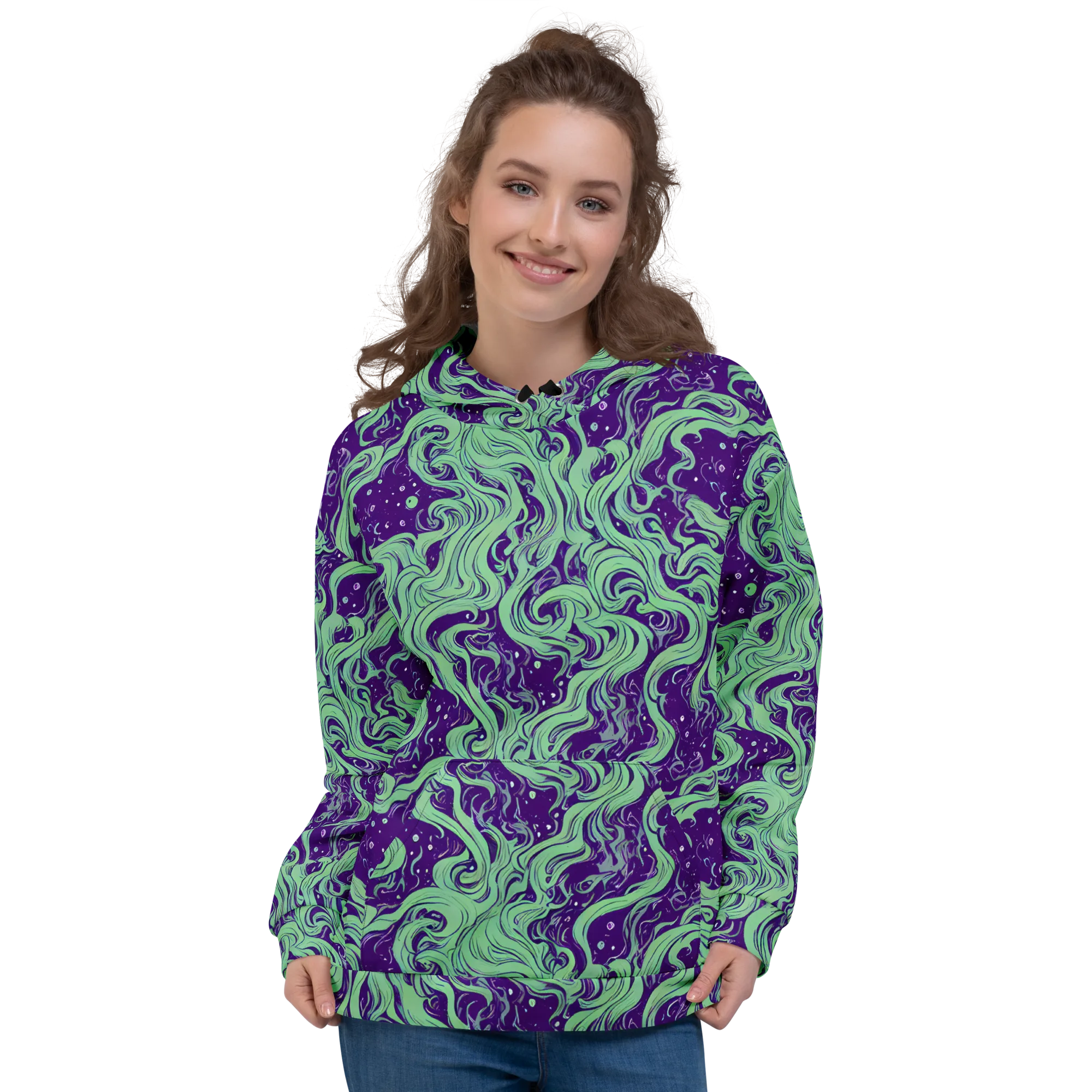 Amethyst Drift on Hoodie — Front