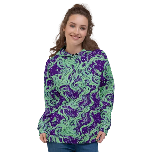 Amethyst Drift on a Hoodie