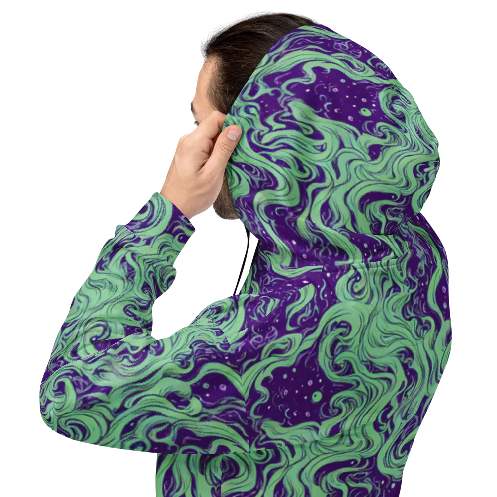 Amethyst Drift on Hoodie — Back