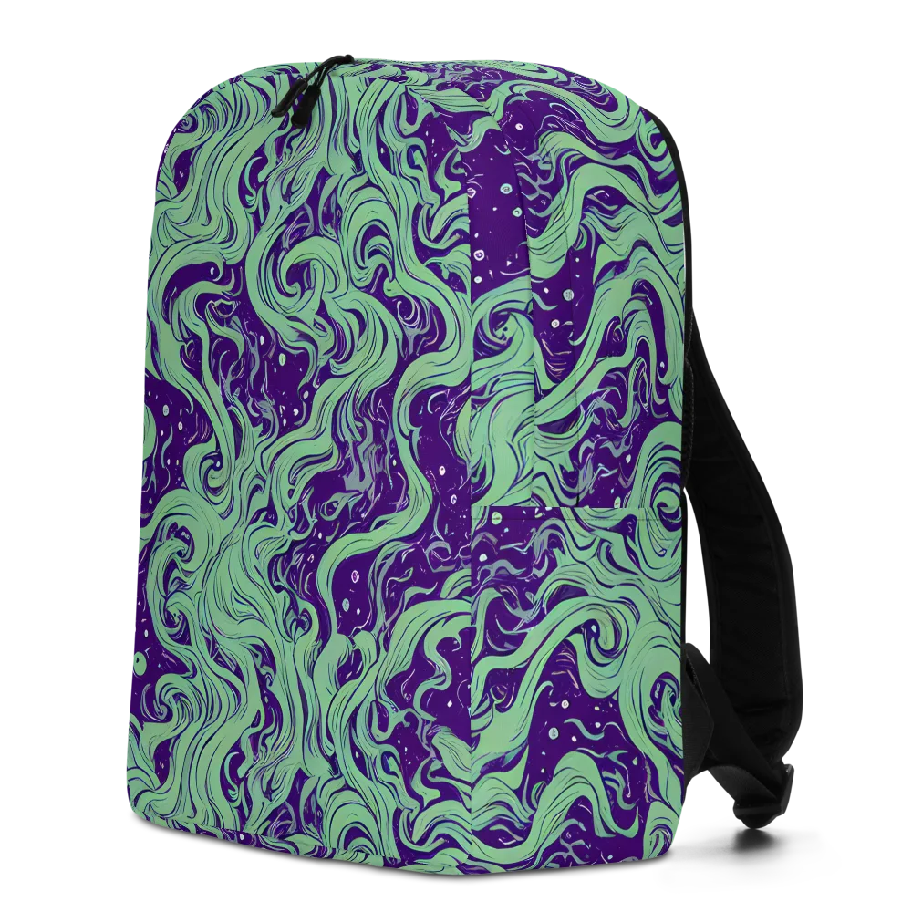 Amethyst Drift on Minimalist Backpack — Left