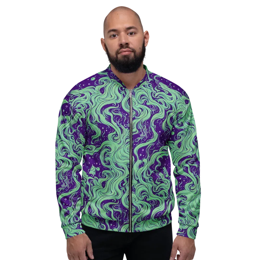 Amethyst Drift on Bomber Jacket — Front