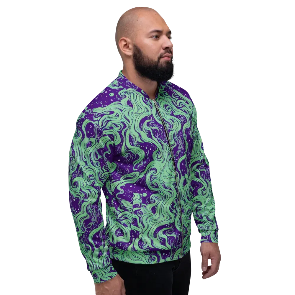 Amethyst Drift on Bomber Jacket — Right