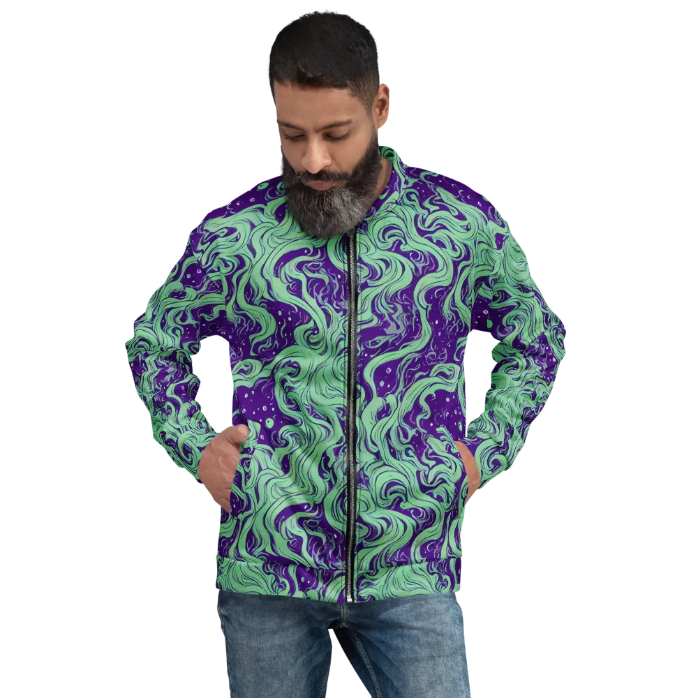 Amethyst Drift on Bomber Jacket — Front