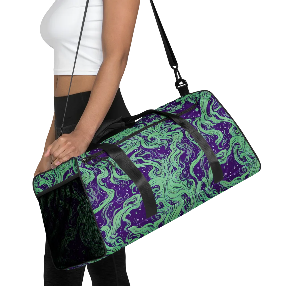 Amethyst Drift on Duffle Bag — Front