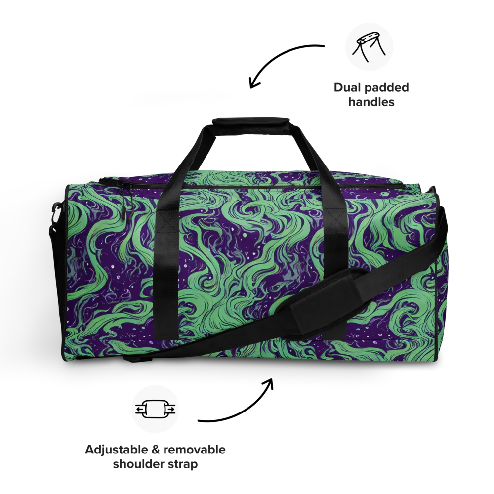 Amethyst Drift on Duffle Bag — Front