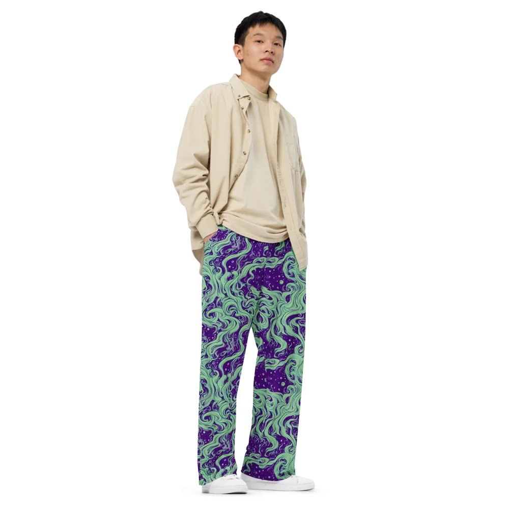 Amethyst Drift on Wide-Leg Pants — Right Front
