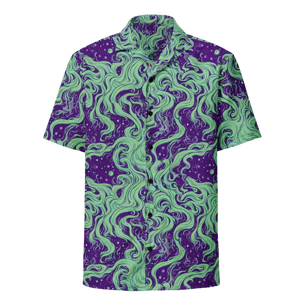 Amethyst Drift on Button Shirt — Front