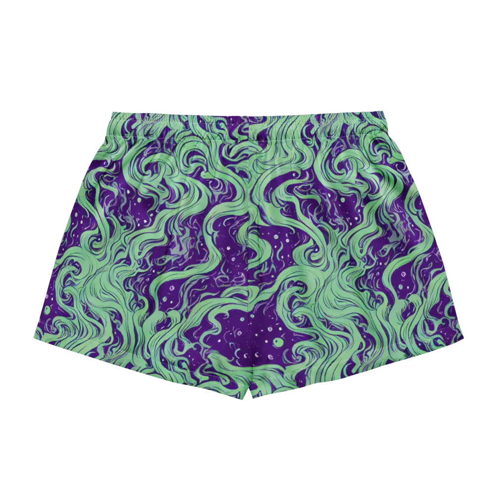 Amethyst Drift on Women's Pajama Shorts — Back