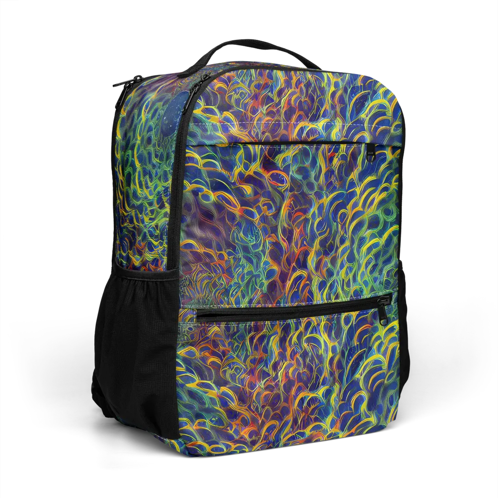 Viridian Flame on Utility Backpack — Right Front