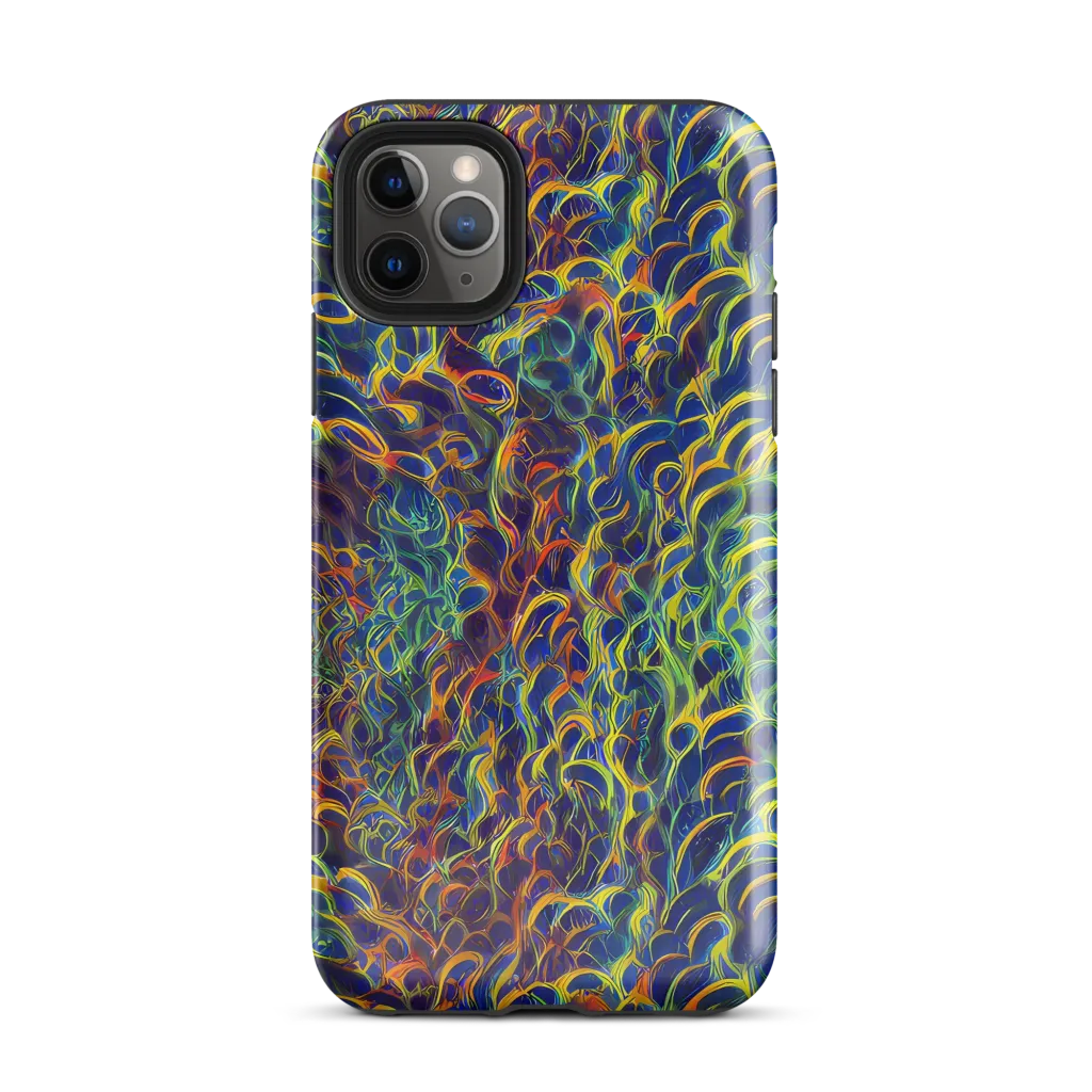 Viridian Flame on Tough Case for iPhone® — Front