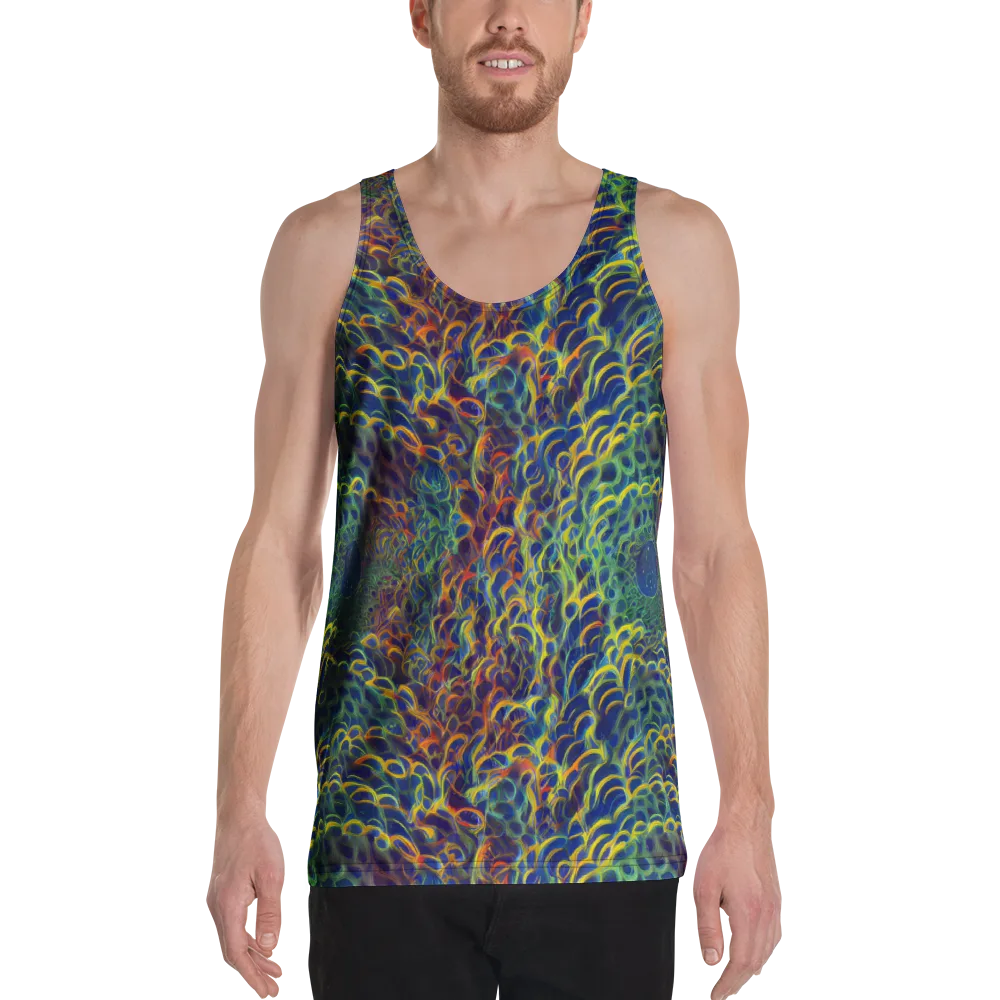 Viridian Flame on Men's Tank Top — Front