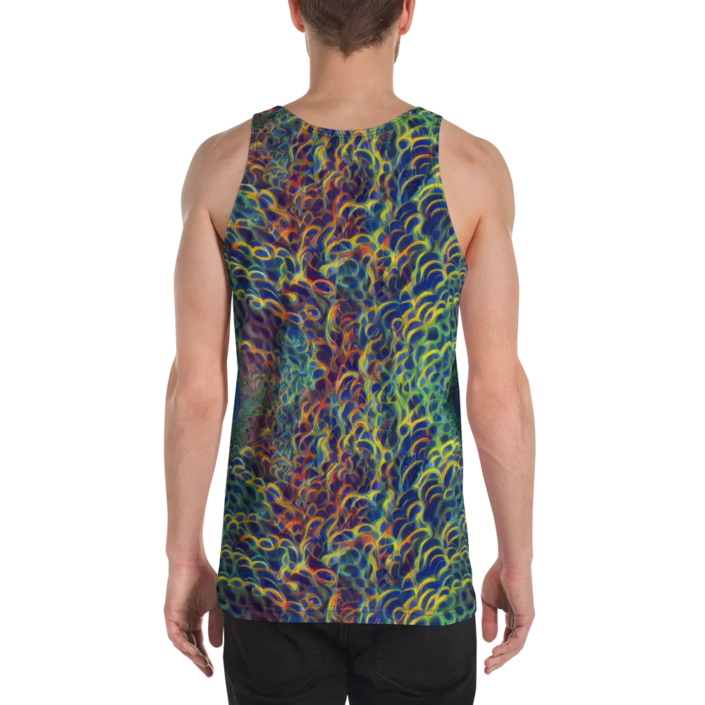 Viridian Flame on Men's Tank Top — Back