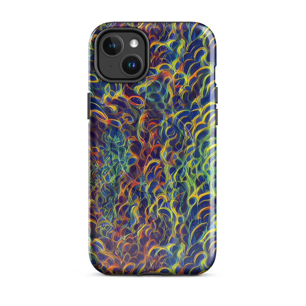 Viridian Flame on MagSafe Tough Case for iPhone® — Front