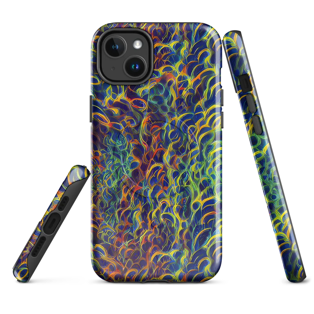 Viridian Flame on MagSafe Tough Case for iPhone® — Front