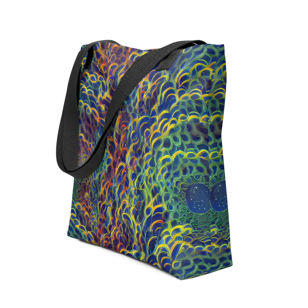 Viridian Flame on Tote Bag — Front