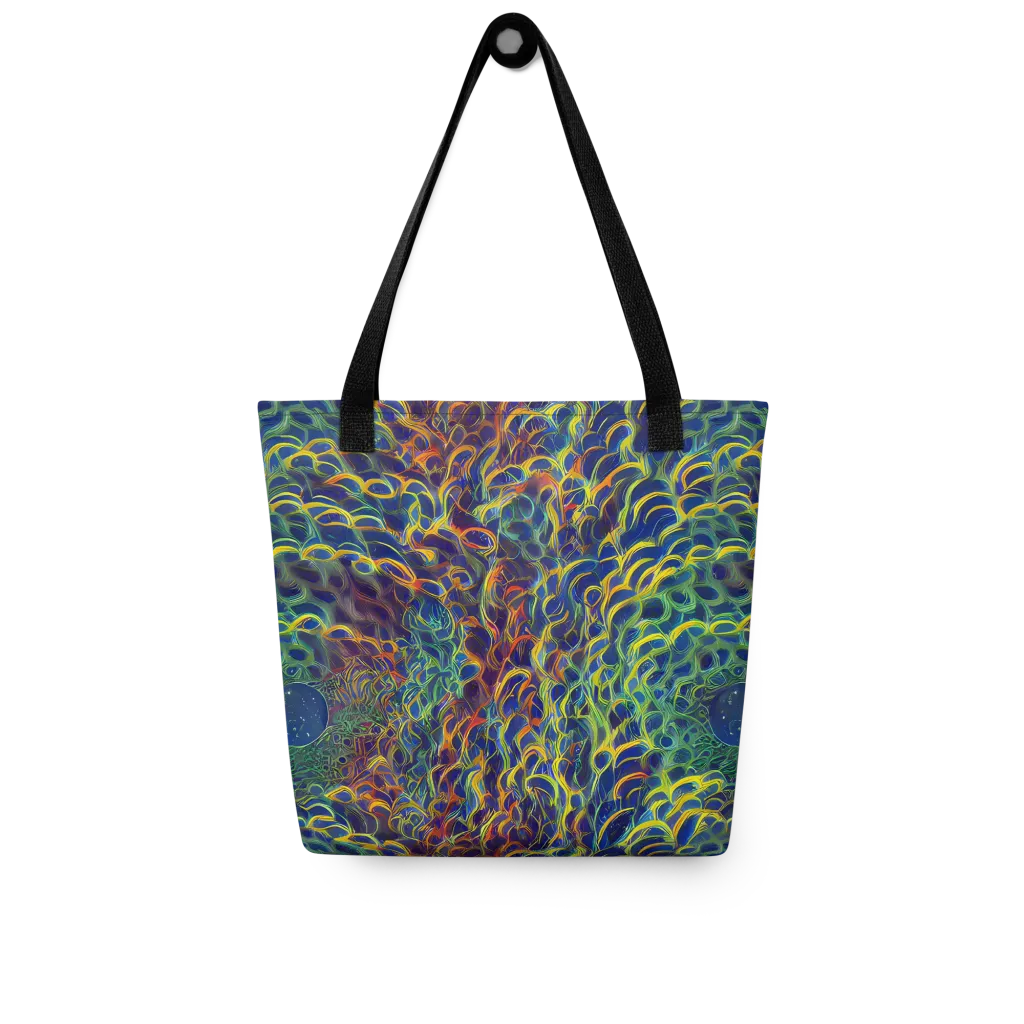 Viridian Flame on Tote Bag — Front