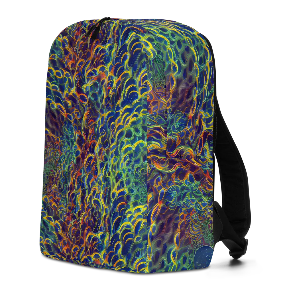 Viridian Flame on Minimalist Backpack — Left