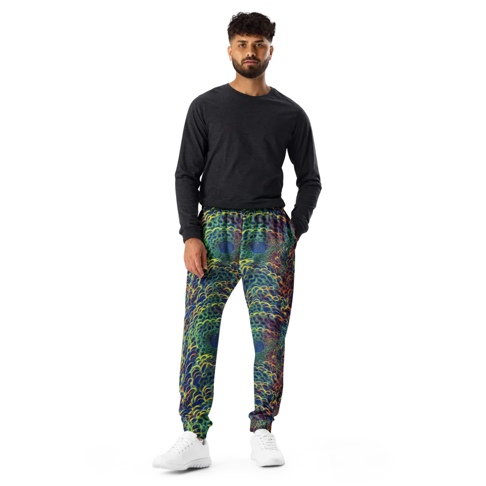 Viridian Flame on Men's Joggers — Front