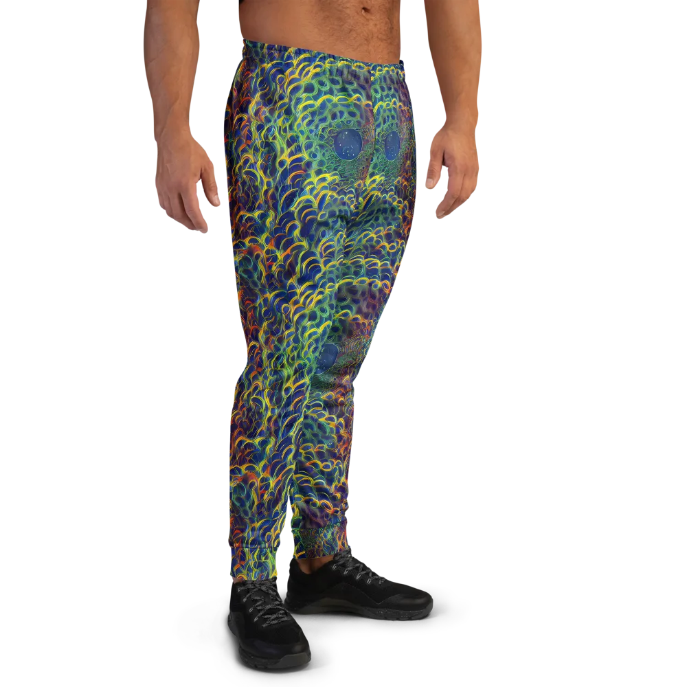 Viridian Flame on Men's Joggers — Right