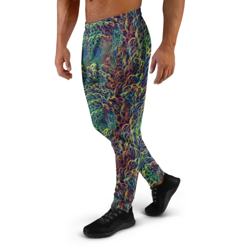 Viridian Flame on a Men's Joggers