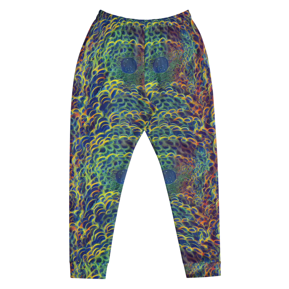 Viridian Flame on Men's Joggers — Front