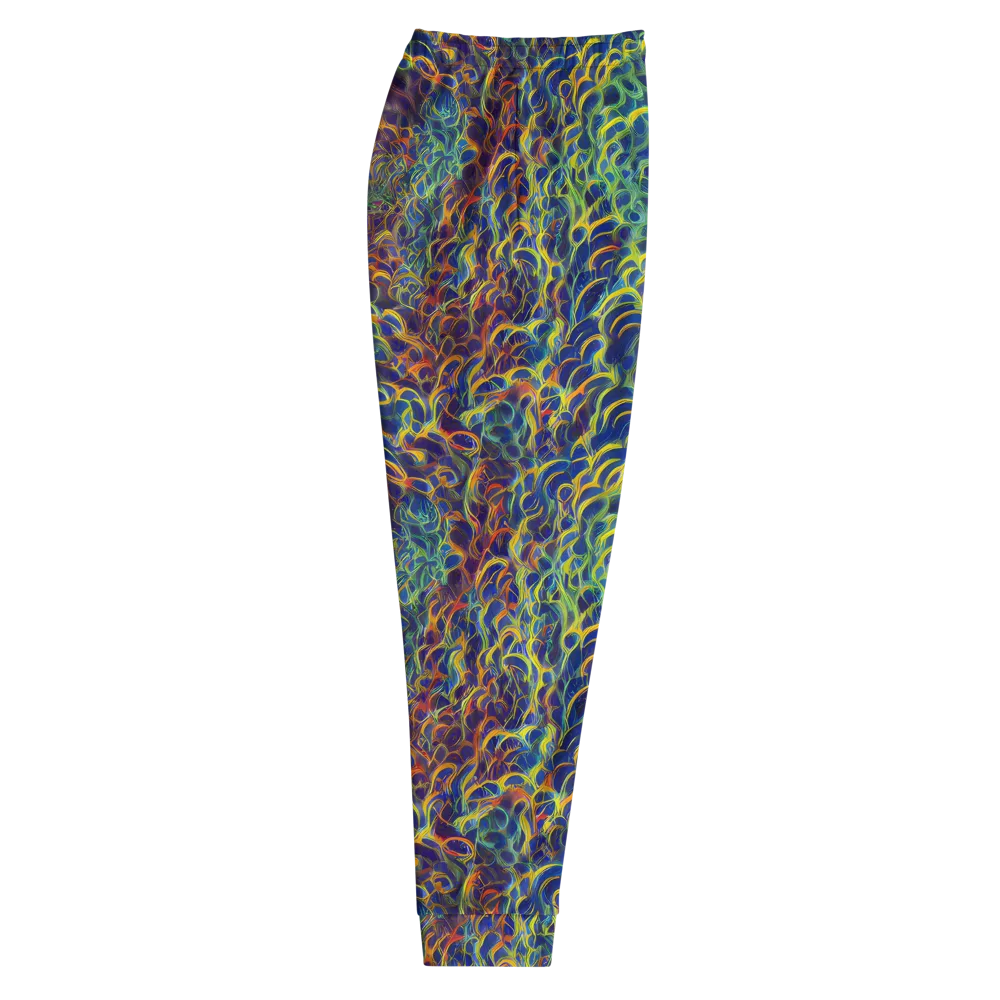 Viridian Flame on Men's Joggers — Right