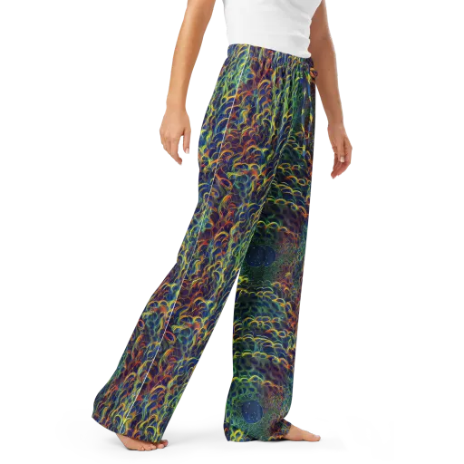 Viridian Flame on a Women's Pajama Pants