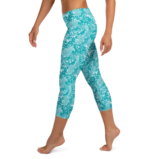 Tidal Botanica on a Capri Leggings