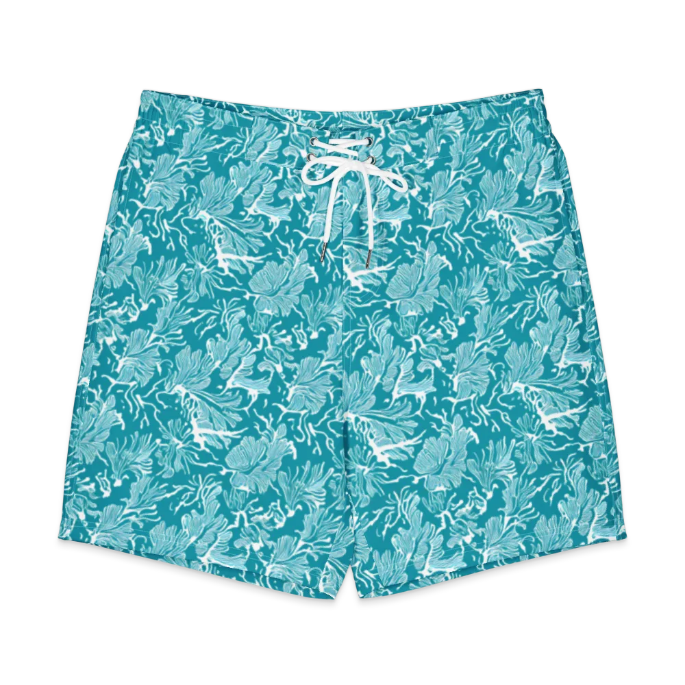 Tidal Botanica on Men's Board Shorts — Front