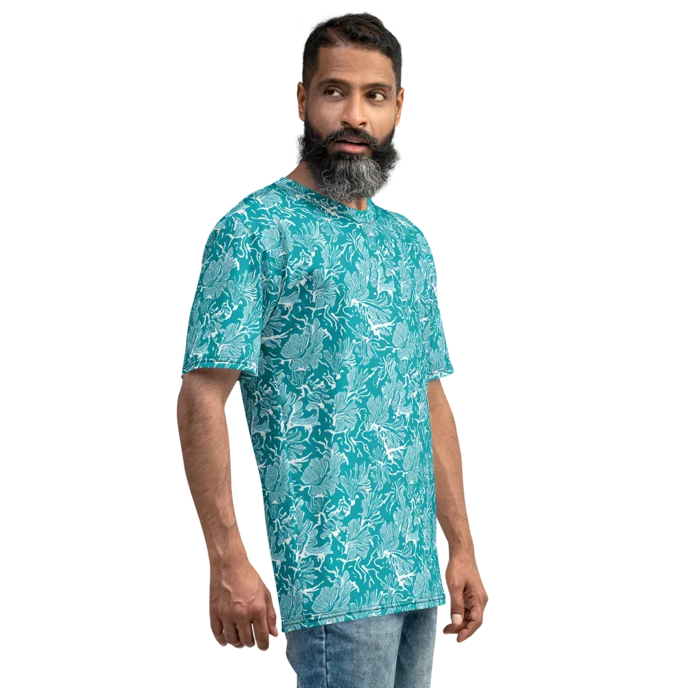 Tidal Botanica on Men's Crew Neck T-Shirt — Right