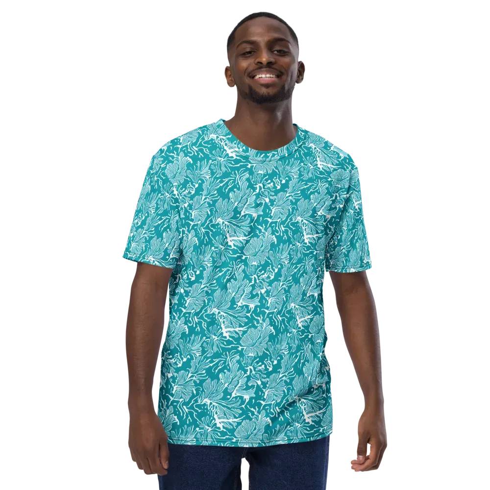 Tidal Botanica on Men's Crew Neck T-Shirt — Front