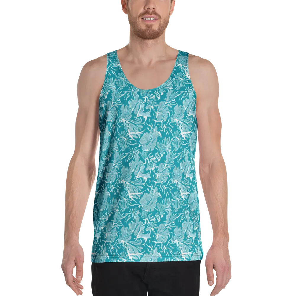 Tidal Botanica on Men's Tank Top — Front