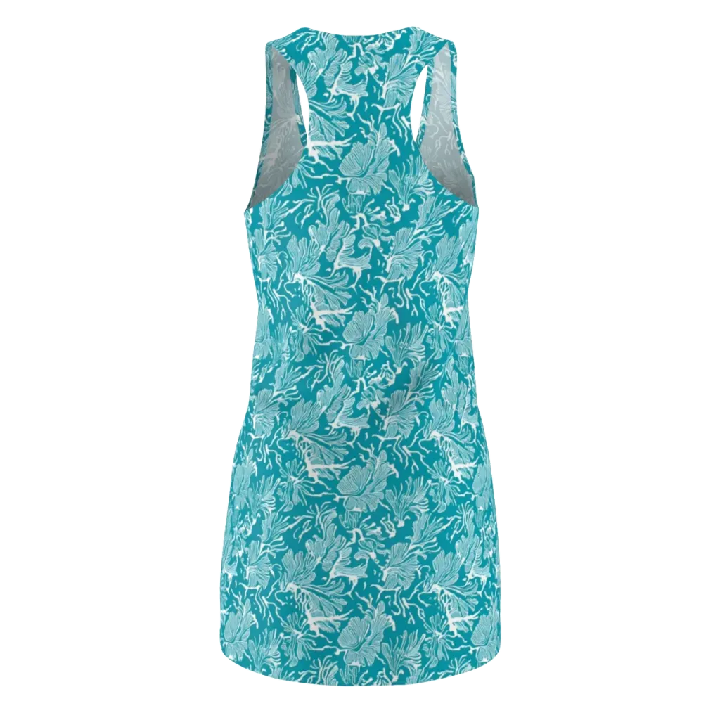 Tidal Botanica on Racerback Dress — Back