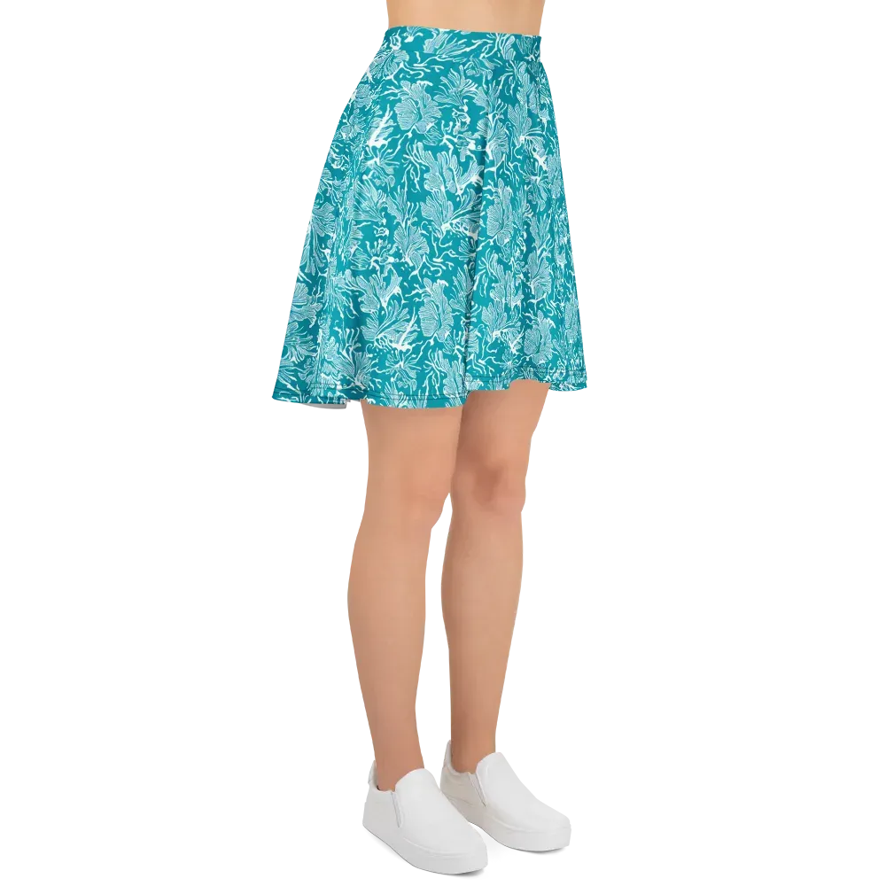 Tidal Botanica on Skater Skirt — Right