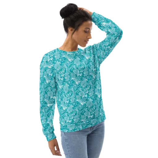 Tidal Botanica on a Sweatshirt