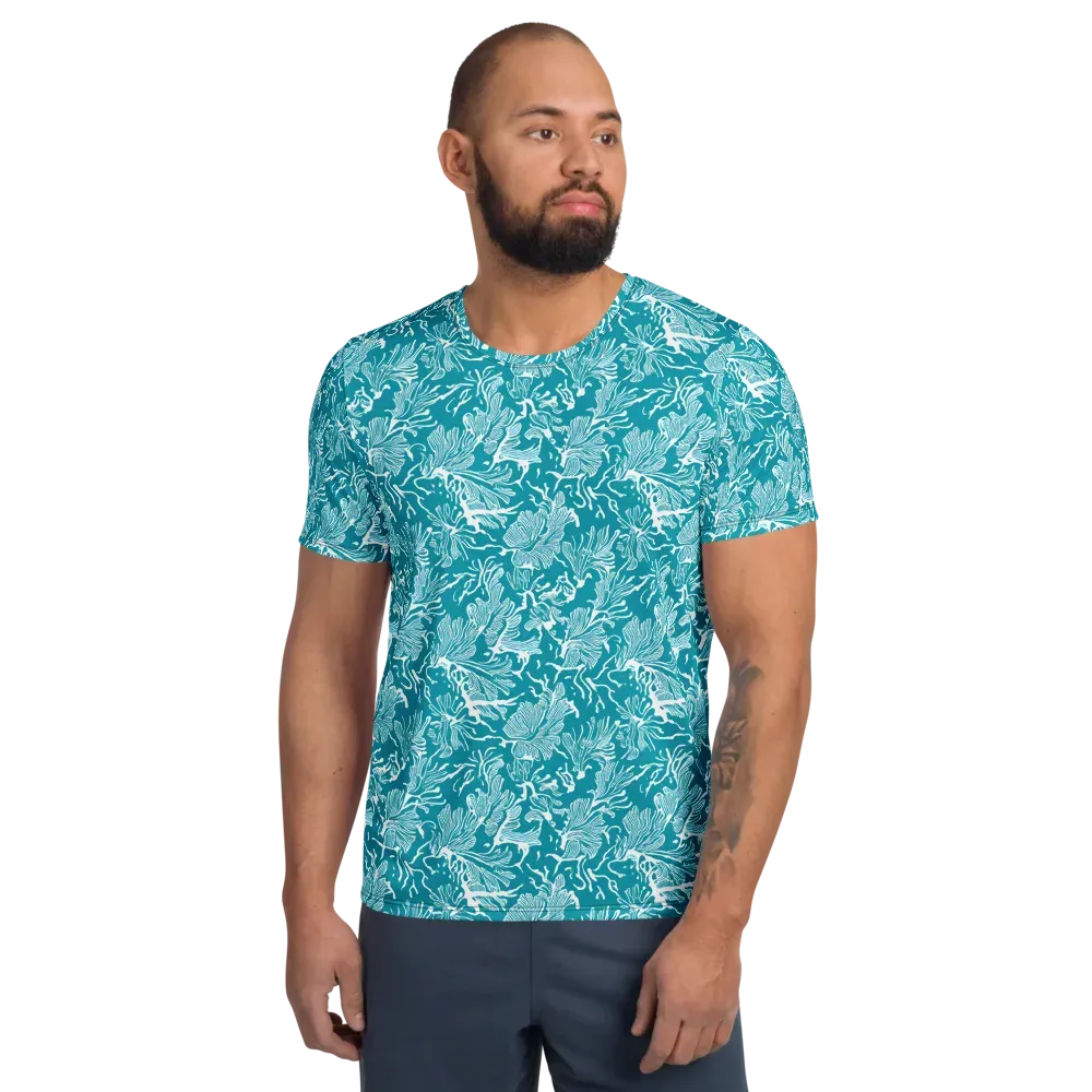 Tidal Botanica on Men's Athletic T-Shirt — Front