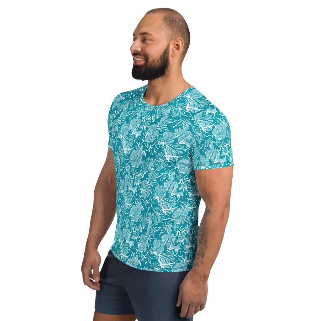 Tidal Botanica on Men's Athletic T-Shirt — Left
