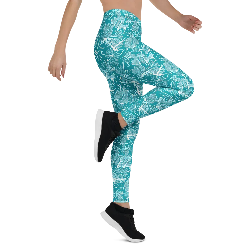 Tidal Botanica on Leggings — Right