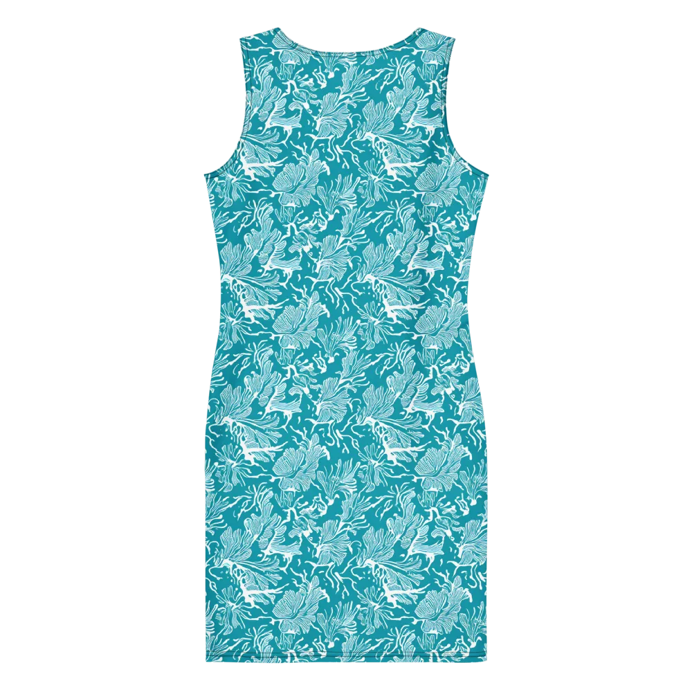 Tidal Botanica on Bodycon Dress — Back