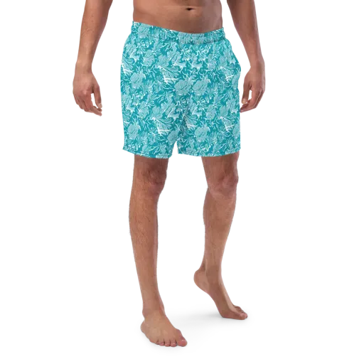 Tidal Botanica on a Swim Trunks