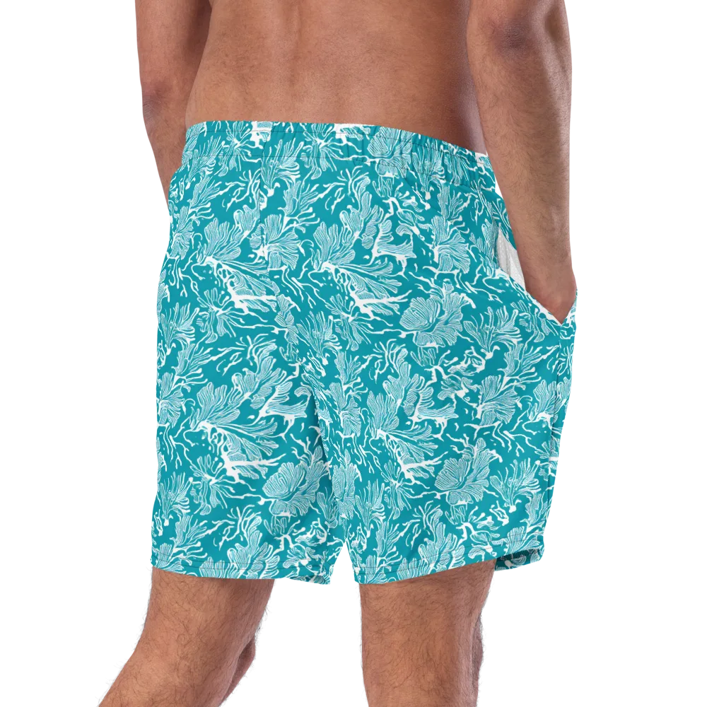 Tidal Botanica on Swim Trunks — Right Back