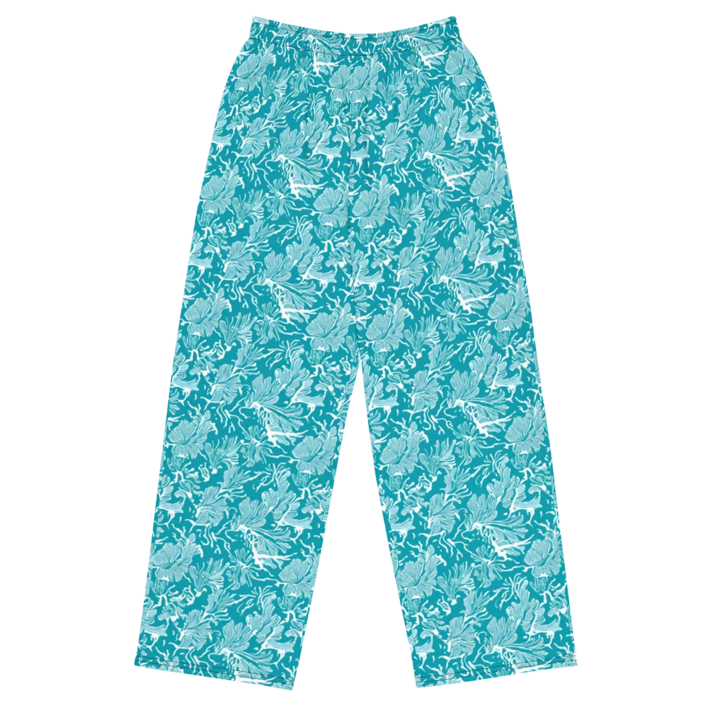 Tidal Botanica on Wide-Leg Pants — Front